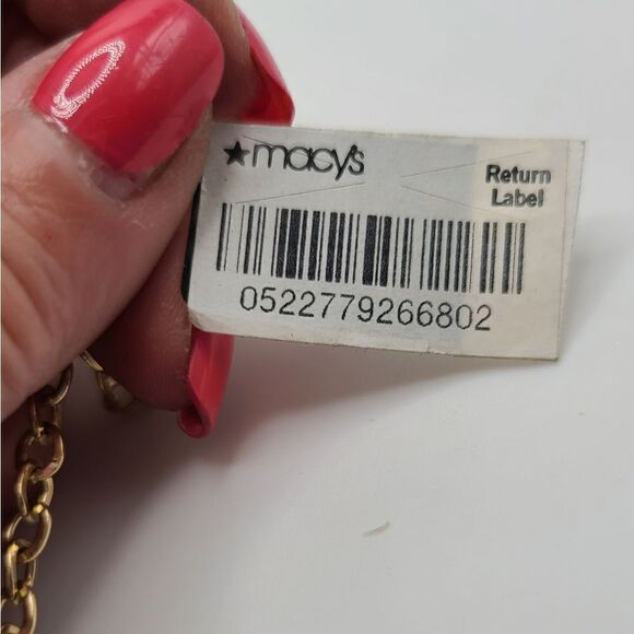 INC International Concepts Black and gold rhinestones necklace - Picture 6 of 8